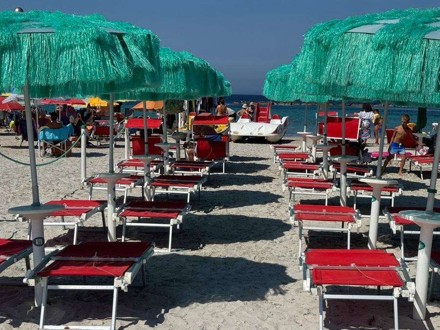 Sigilli al Magic Beach di Alghero, stabilimento storico degli anni '50