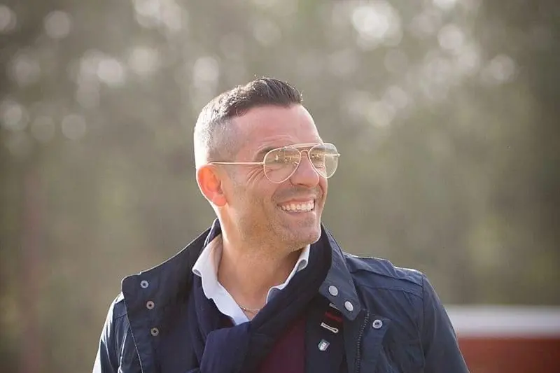 Nicola Agus, tornato ad allenare l'Arbus per la nuova stagione (foto concessa da Arbus Costa Verde)