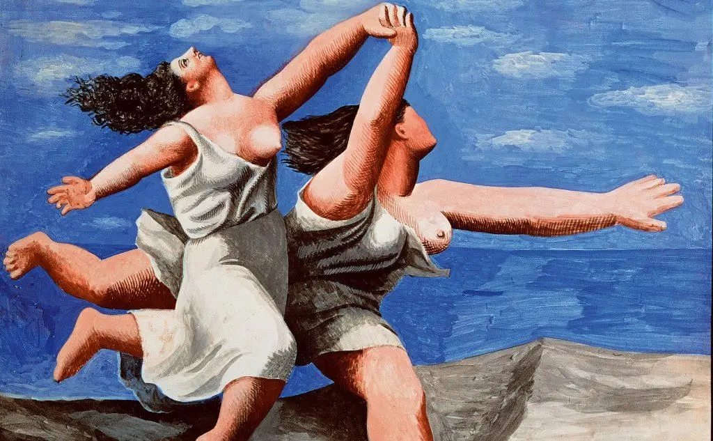Uno dei capolavori di Pablo Picasso in mostra alle Scuderie del Quirinale: &quot;Deux femmes courant sur la plage (La course)&quot;, 1922. Musée national Picasso-Paris