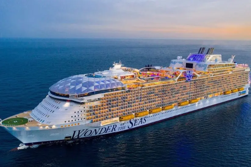 La "Wonder of the Seas" (Foto Royal Caribbean)