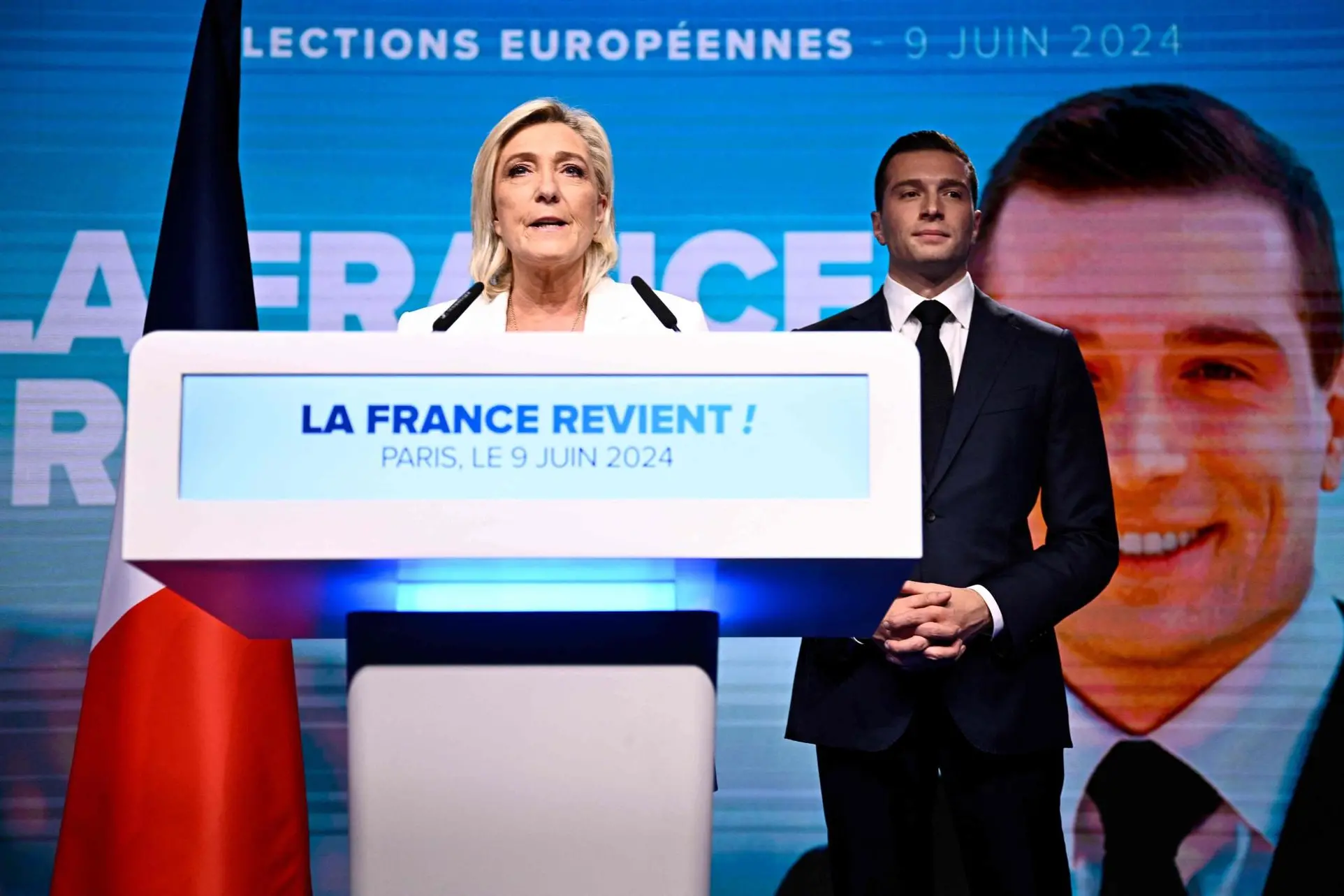 Marine Le Pen (foto Ansa/AFP)