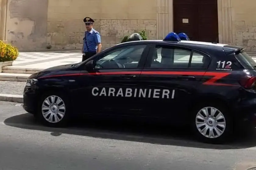Carabinieri a Monserrato (Archivio L'Unione Sarda)