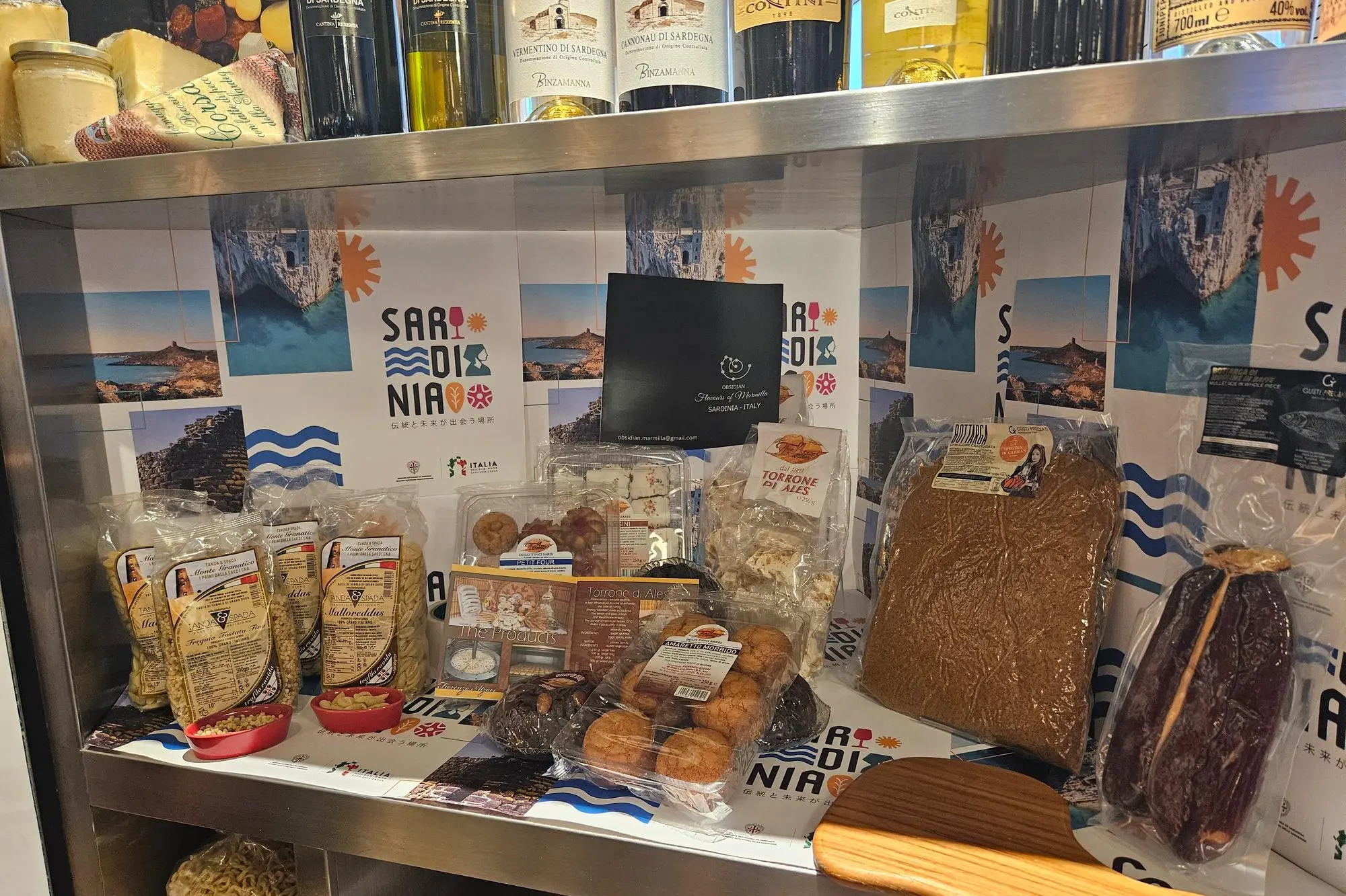 Alcuni dei prodotti presenti all'Expo del Giappone (foto concessa)