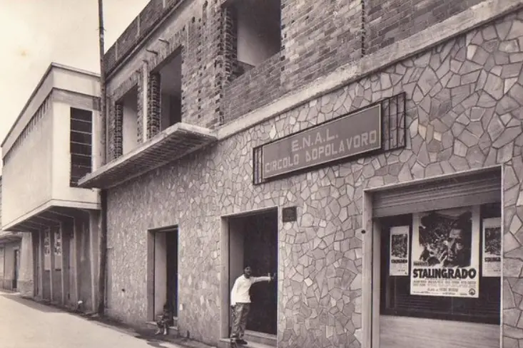 Il vecchio Cinema Moderno a Monserrato (foto Pro Loco Monserrato)