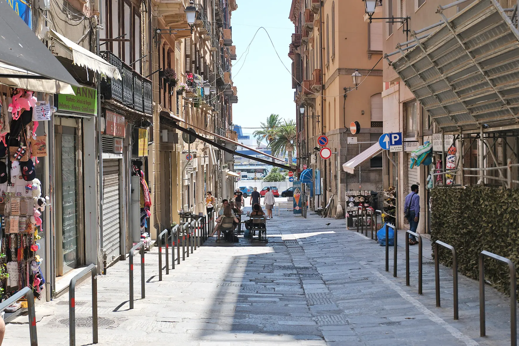 Via Baylle, a Cagliari (foto Ungari)