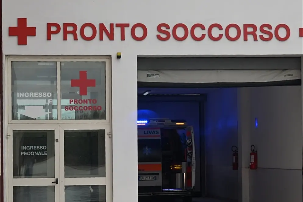 Il Pronto soccorso dell’ospedale San Martino di Oristano (L'Unione Sarda)