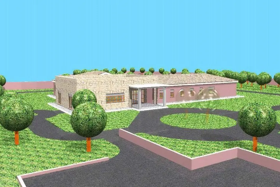 Il rendering dell'hospice