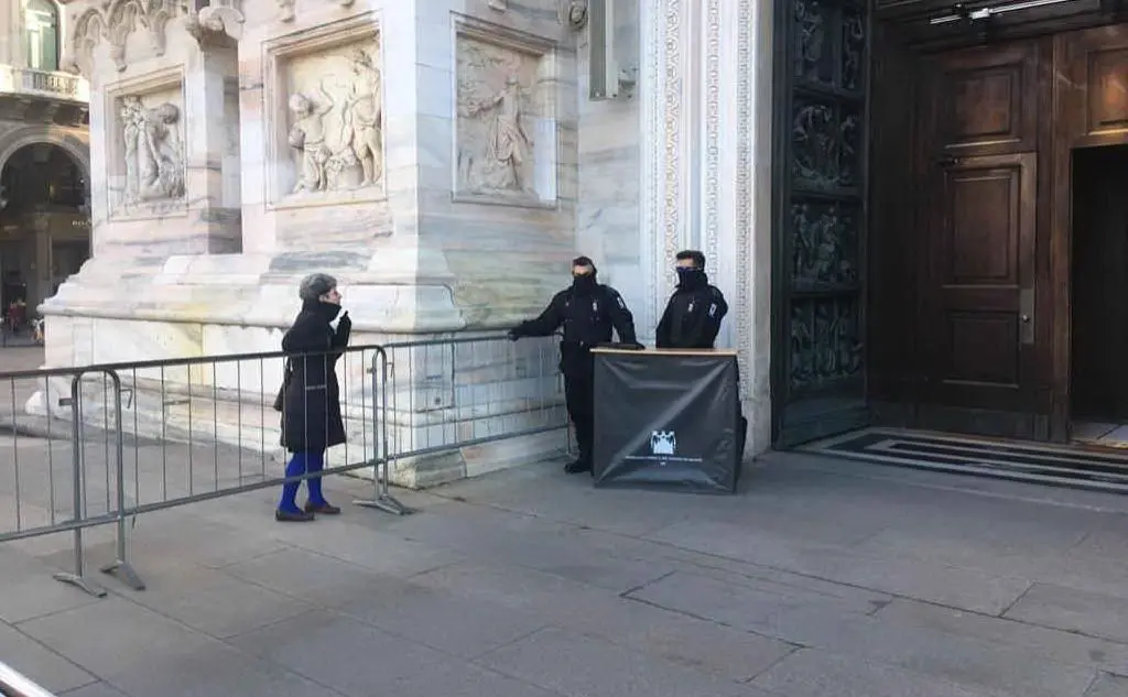 Il Duomo chiuso ai turisti