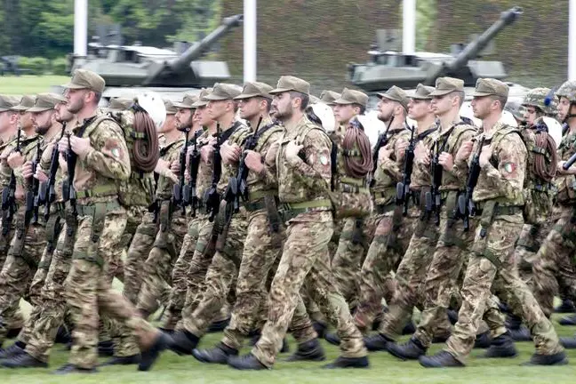 Militari italiani (foto Ansa)