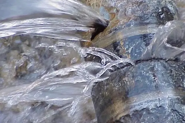 Condotta idrica di Abbanoa (foto concessa)