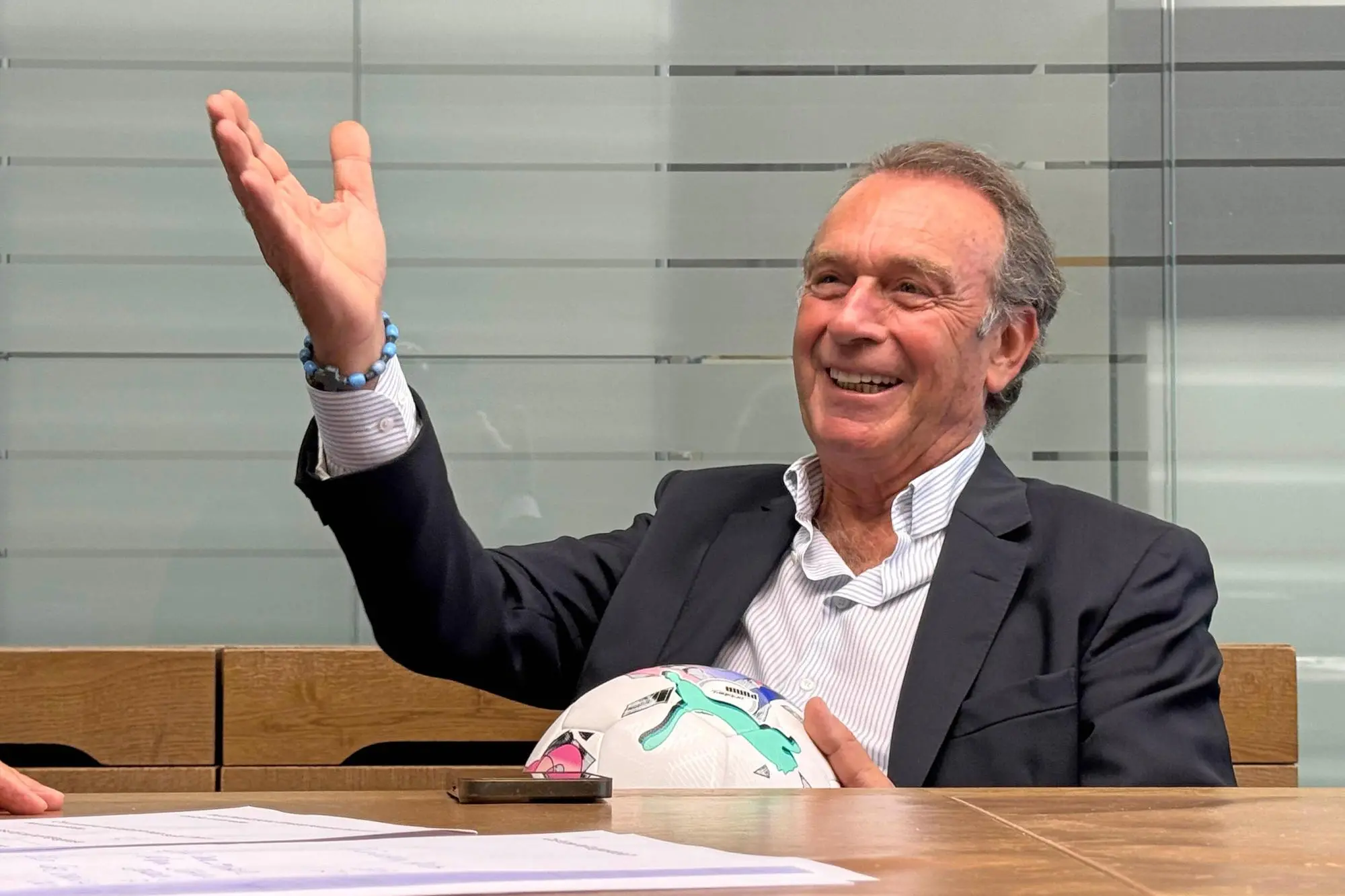 Massimo Cellino (foto Max Solinas)