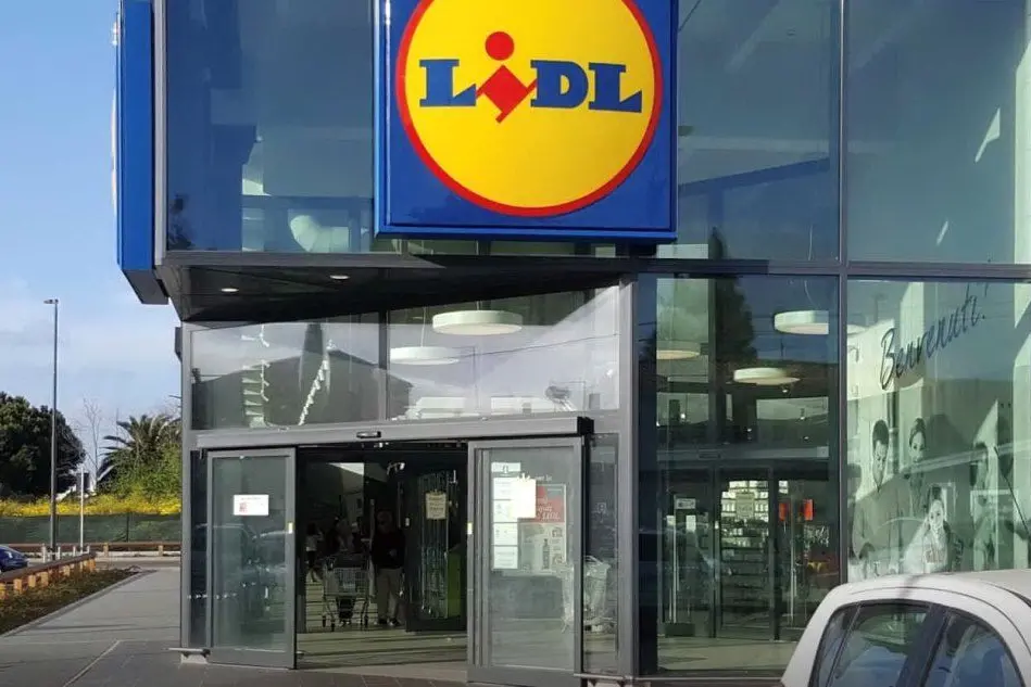 La Lidl a Oristano (Foto E.Sanna)