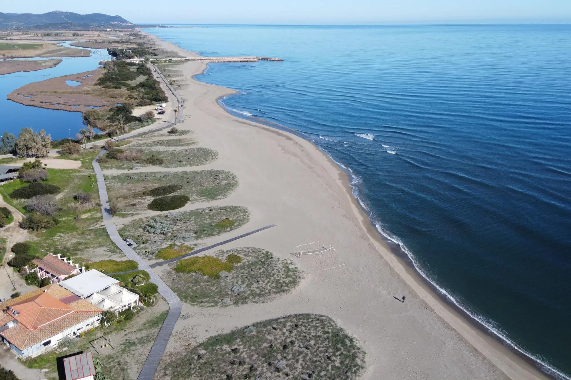 La spiaggia di San Giovanni a Muravera, una di quelle individuate per il progetto di inclusività