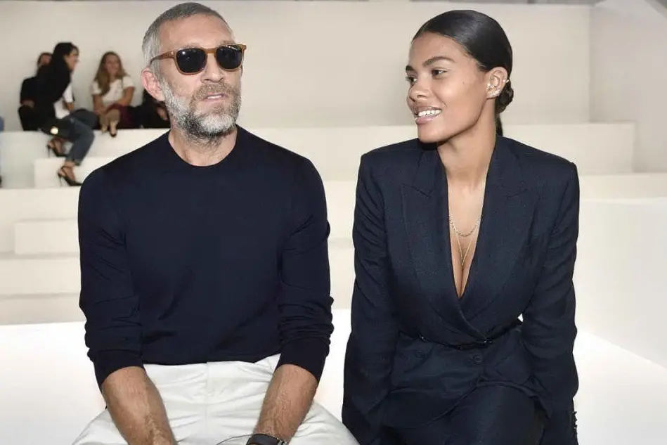 Vincent Cassel e Tina Kunakey (Ansa)