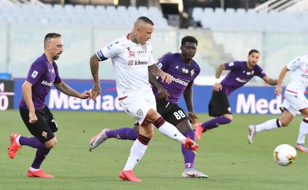 Nainggolan in azione (Ansa)