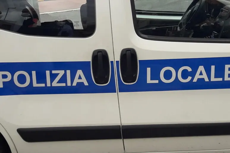 Polizia locale, immagine simbolo (foto Ansa)