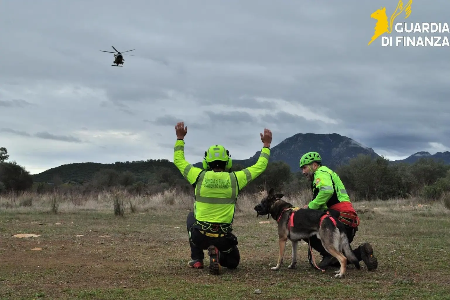 Un momento dell'esercitazione