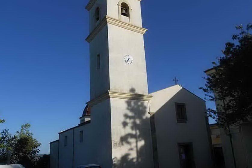 La chiesa parrocchiale di Silius (Archivio L'Unione Sarda)
