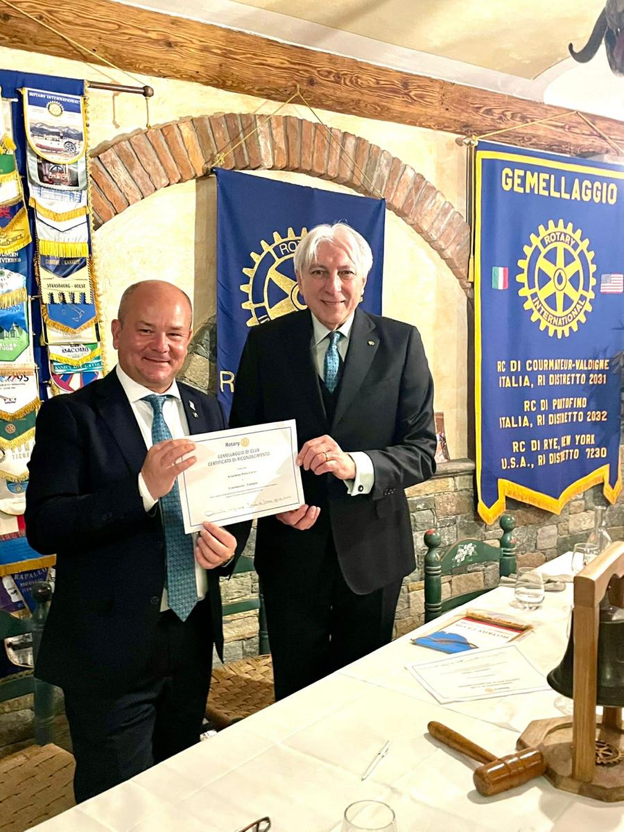 Gemellaggio tra i Rotary di Arzachena Porto Cervo e di Courmayeur–Valdagne