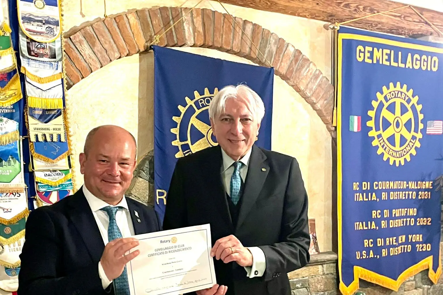 Courmayeur. I due presidenti, Alessandro Carta e Danilo Di Donna