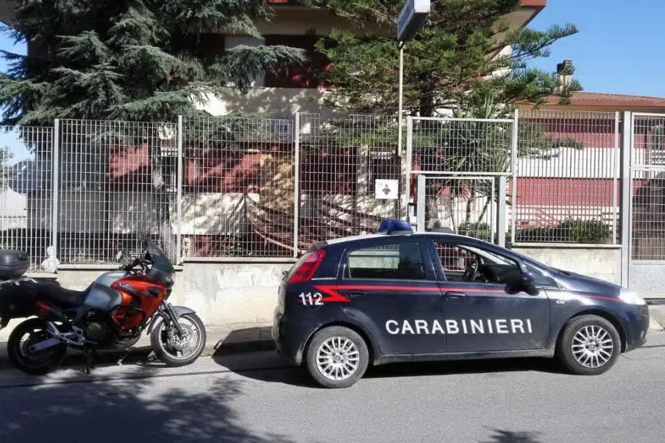 La caserma dei carabinieri di Samassi