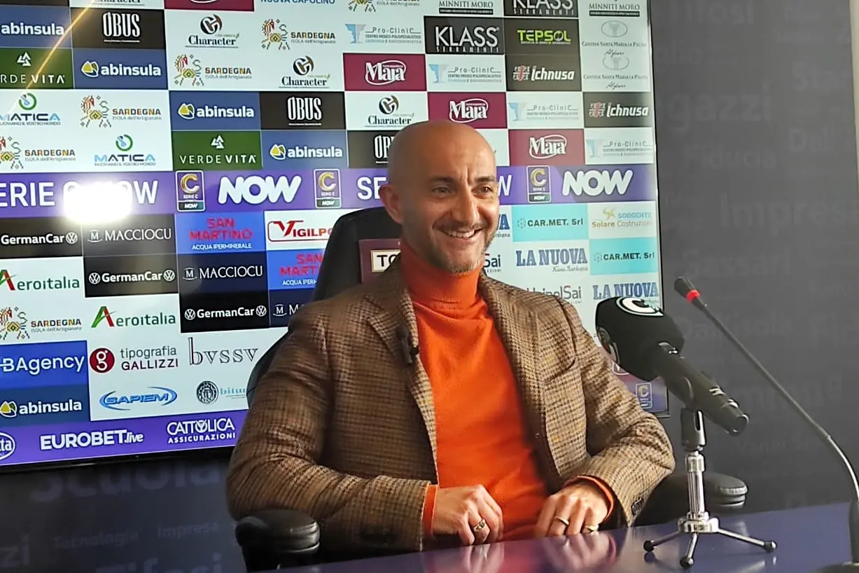 Il direttore sportivo Andrea Colombino (foto G. Marras)