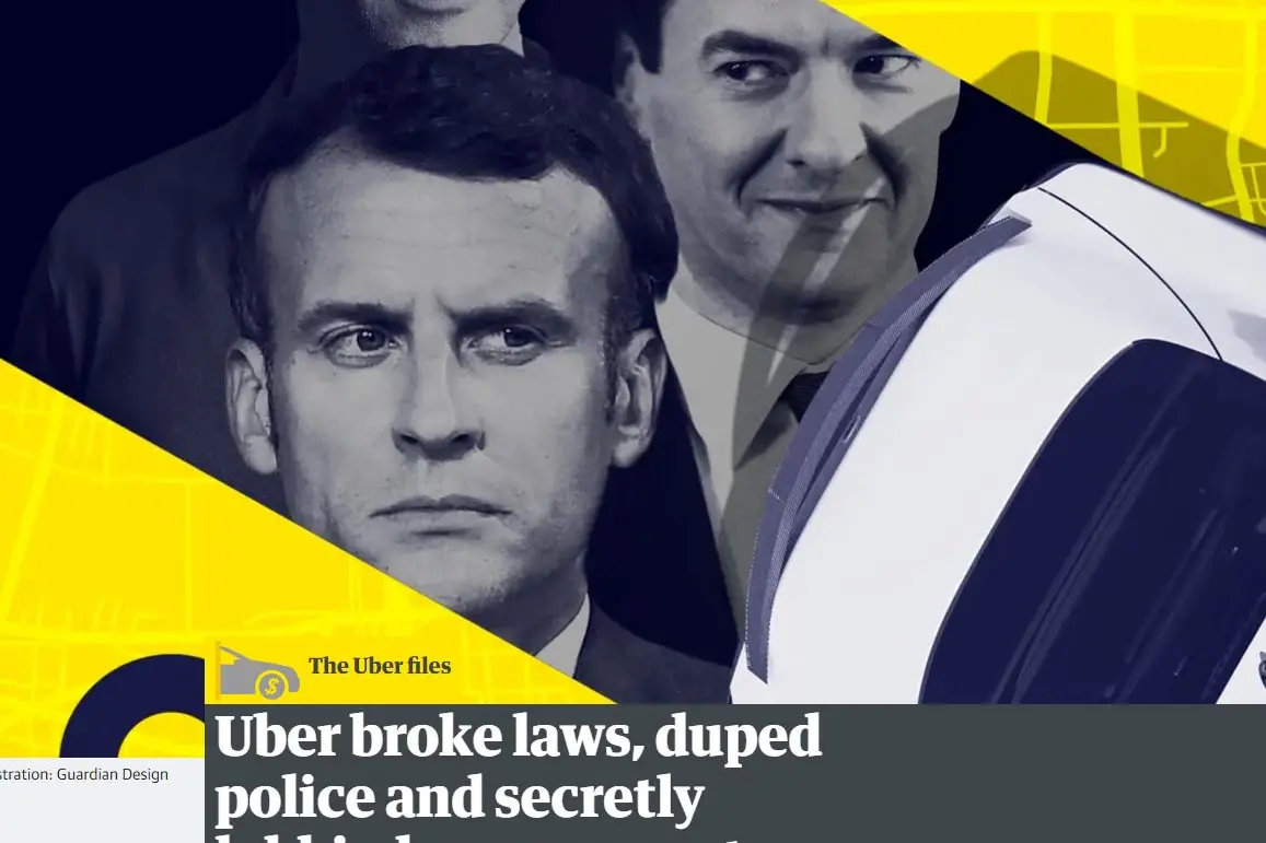 La copertina dell'inchiesta del Guardian