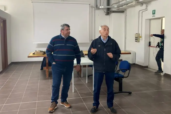 Giuseppe Spiga e Leonetto Contu (foto Pala)