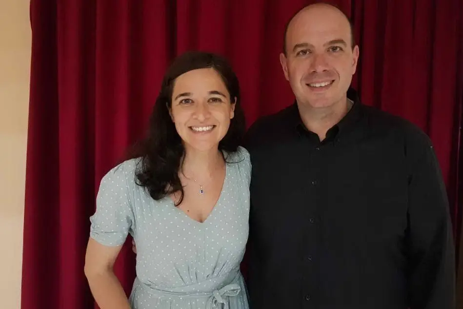 Il sindaco Manuela Pintus e il direttore del Festival Riccardo Zinzula