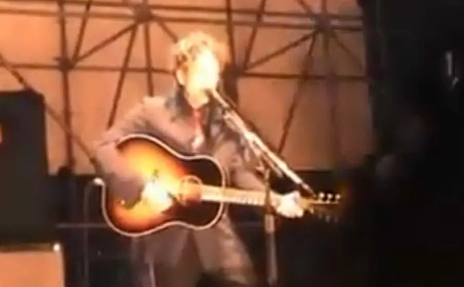 Un momento dell'indimenticabile concerto