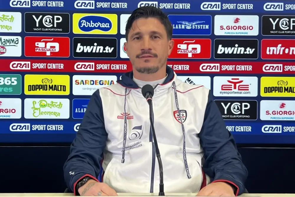 Fabio Pisacane in conferenza stampa