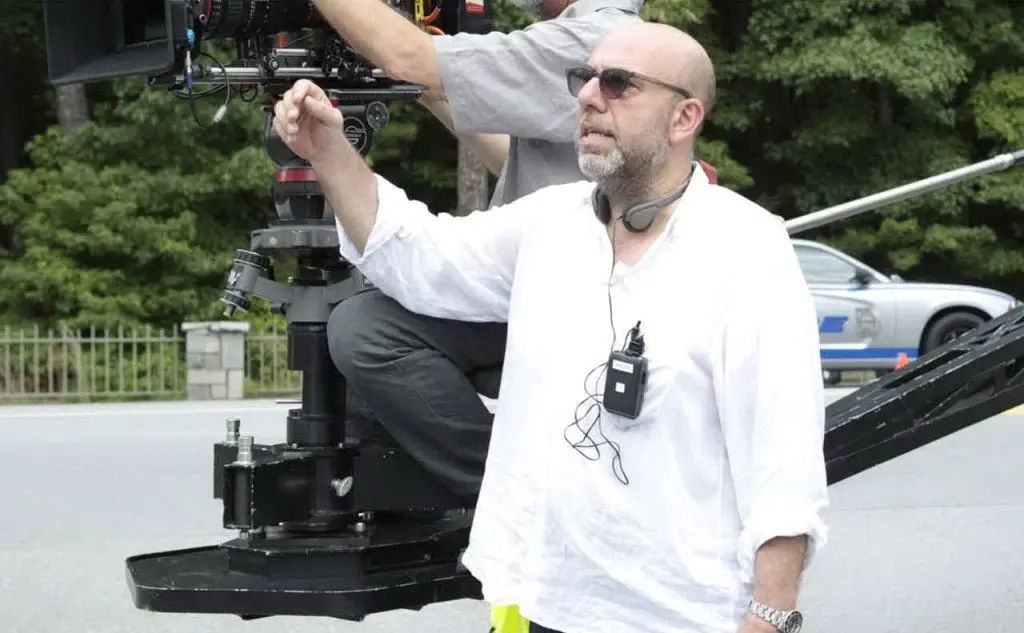 Il regista Paolo Virzì durante le riprese di &quot;The Leisure seeker&quot;