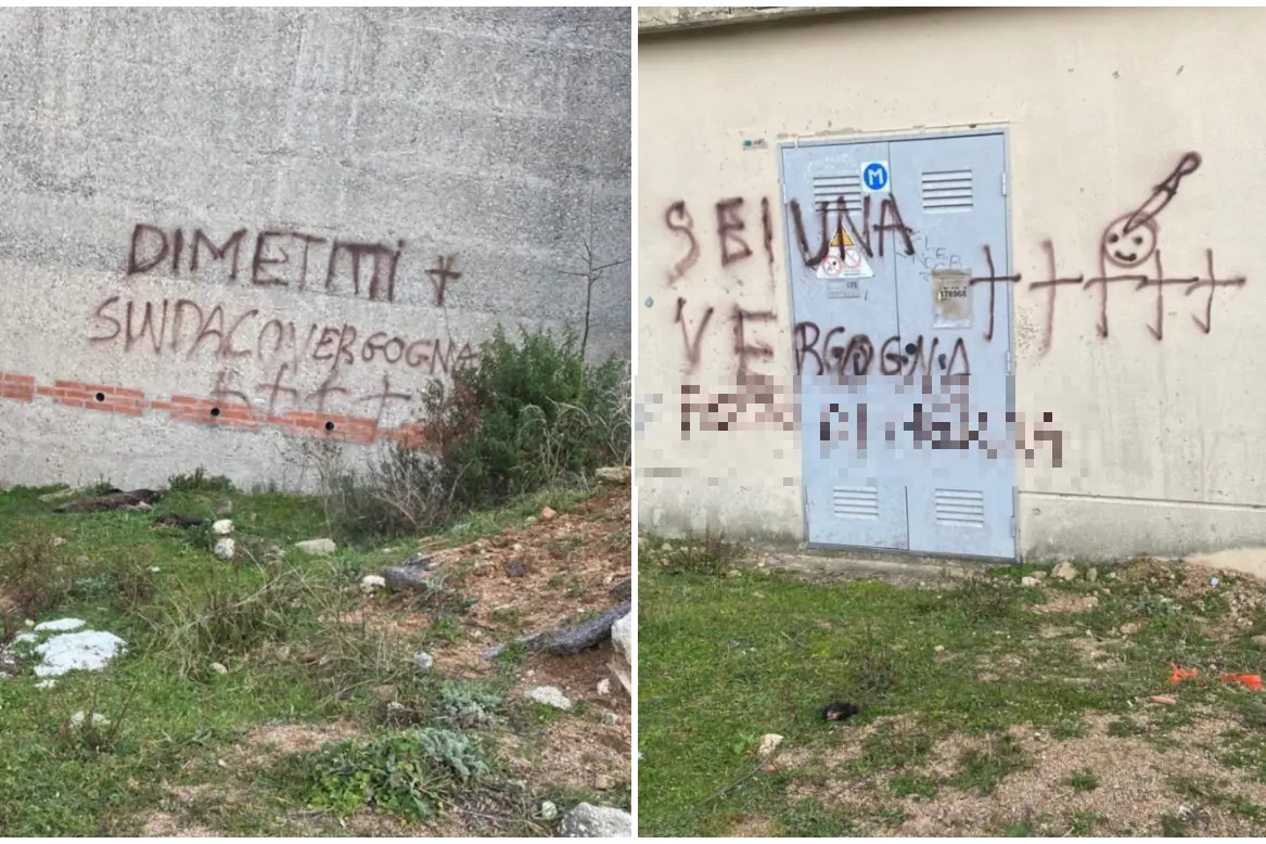 Le scritte comparse a Orgosolo