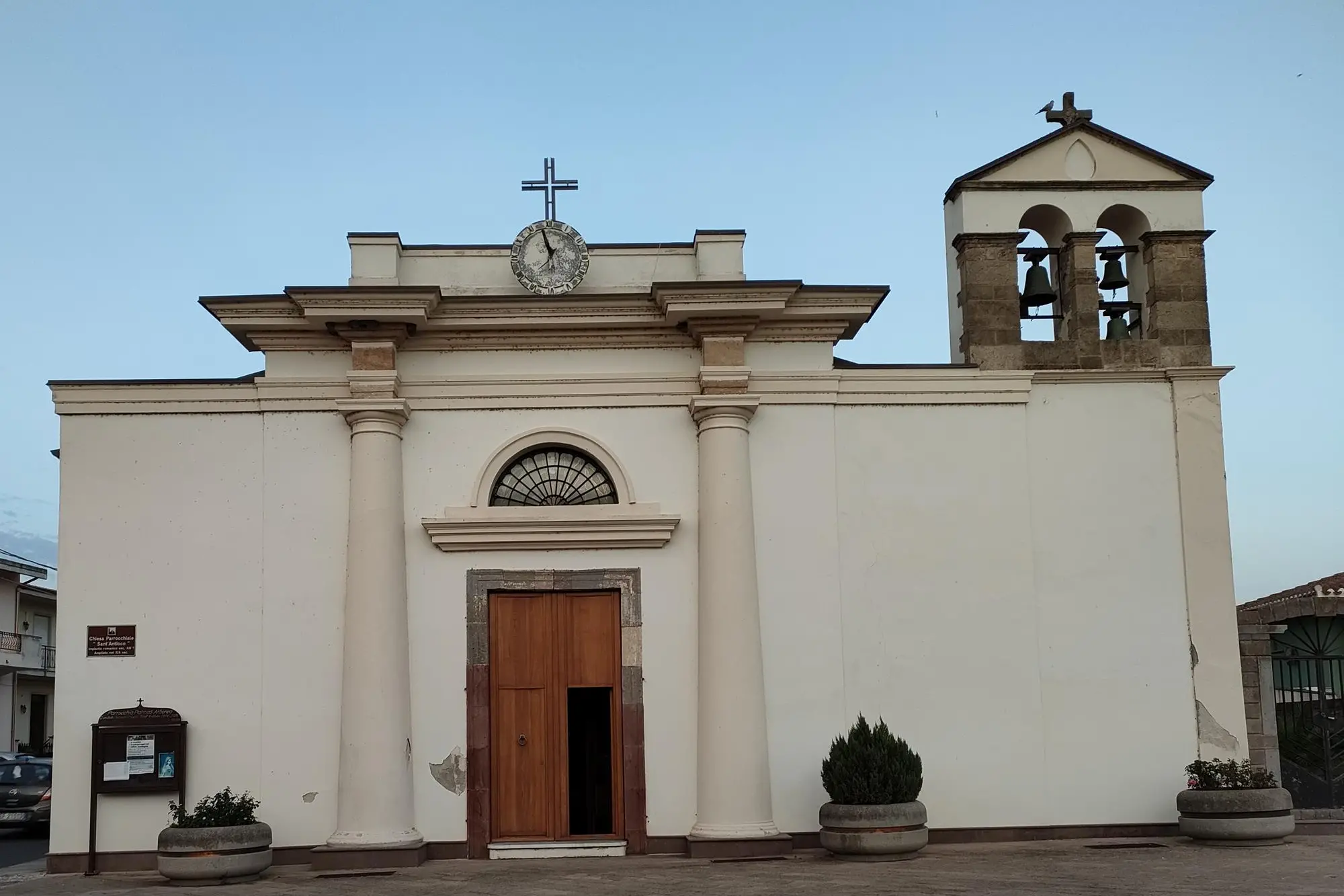 La Chiesa di Sant'Antioco Martire a Palmas Arborea (foto di Giacomo Pala)
