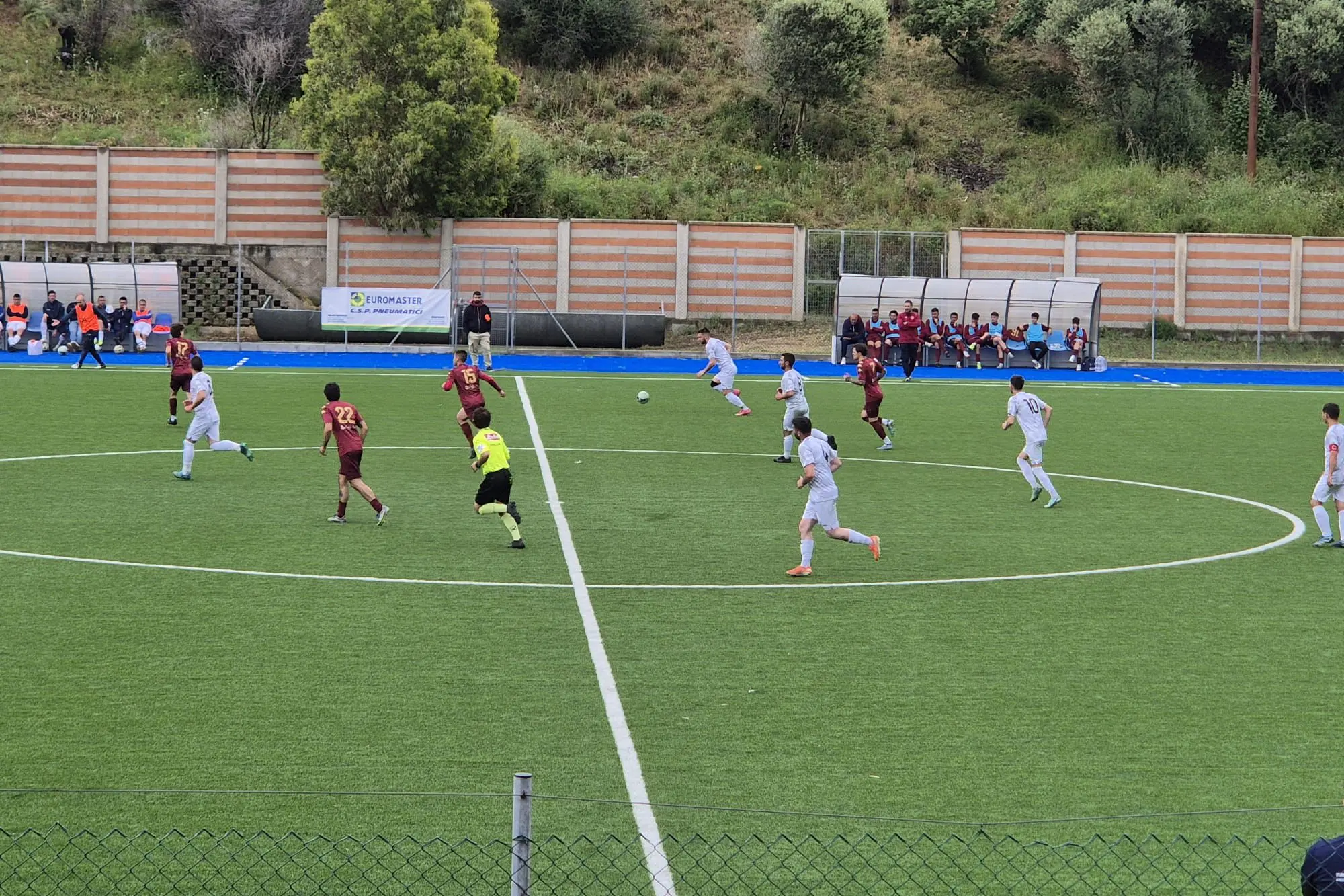 Immagine di una partita del Silanus (foto di Giacomo Pala)