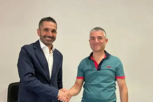 L'assessore regionale alla programmazione Giuseppe Meloni con il sindaco di Nule