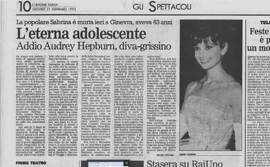 La notizia su L'Unione Sarda