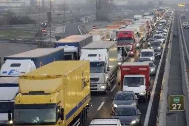 Tangenziale di Torino bloccata a Venaria