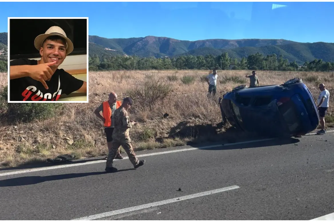 L'incidente, nel riquadro Leonardo Fadda