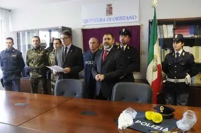 Conferenza stampa in Questura sull'operazione "Allegroni" - foto Chergia