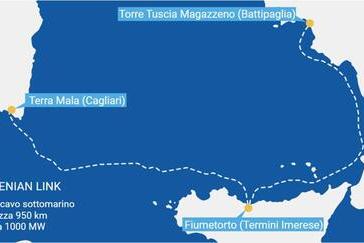 Energia, in vigore il decreto Sardegna: cavo sottomarino e gnl