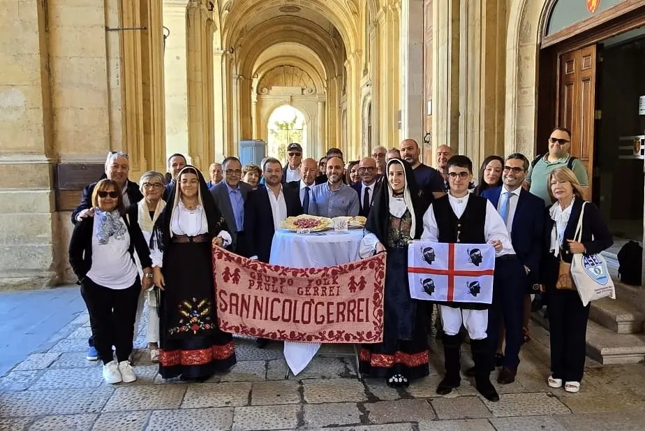 La delegazione sarda a Malta