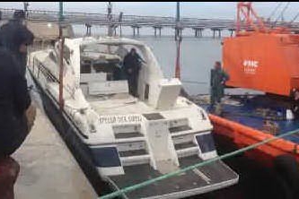 Porto Torres, recuperato lo yacht affondato