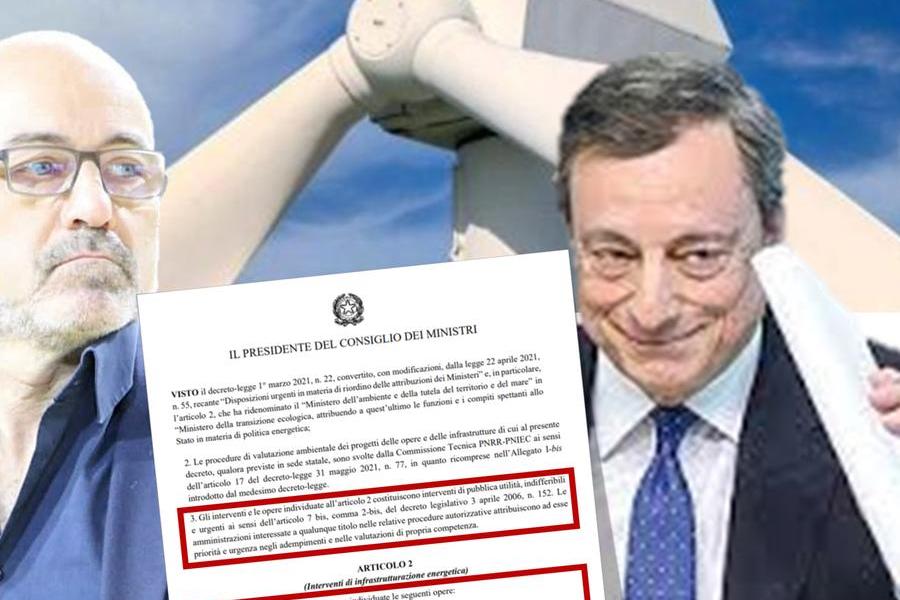 Energia, Draghi commissaria la Sardegna