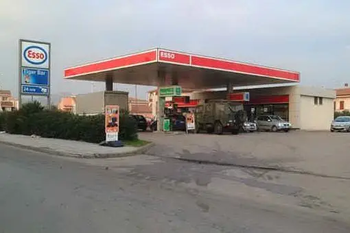 Il distributore in cui avvenne la tragedia