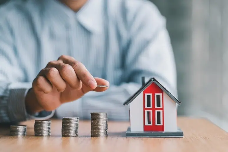 L'acquisto di una casa in una foto simbolo