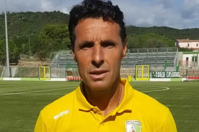 Carlo Cotroneo, allenatore del Castiadas (foto L'Unione Sarda - Serreli)