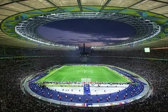 L'Olympiastadion di Berlino dove si gioca la finale di Champions 2015