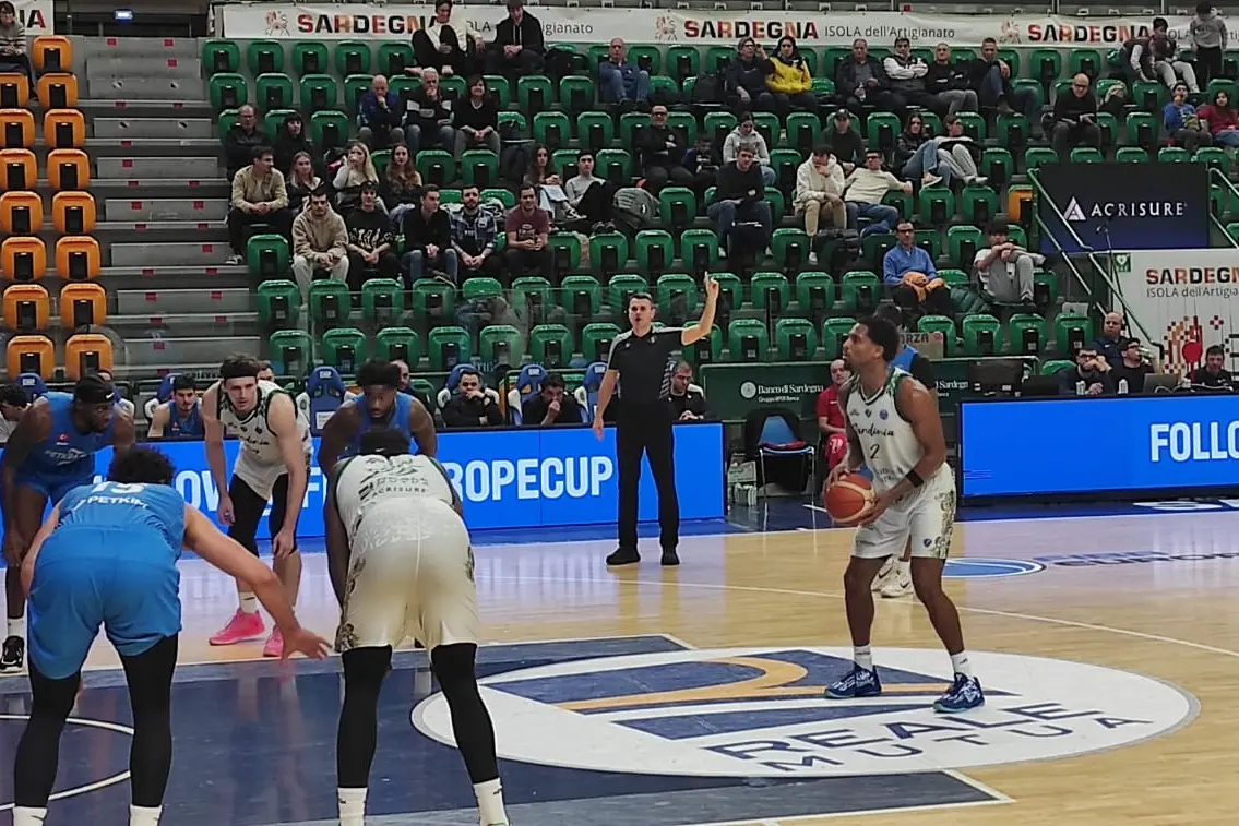 Carlos Marshall in lunetta (foto G. Marras)
