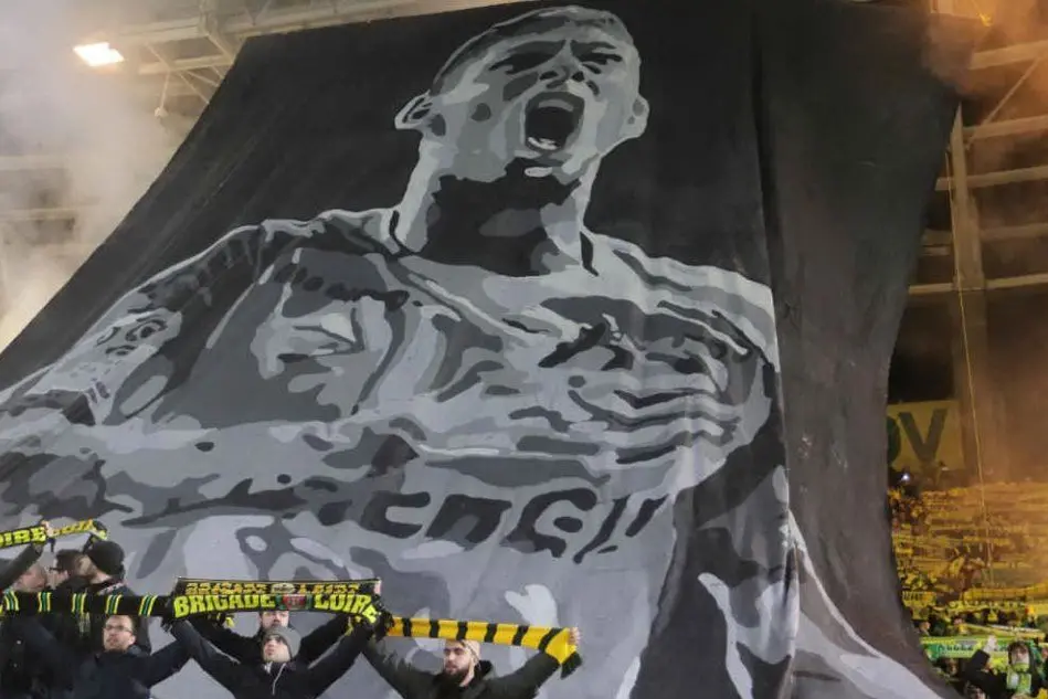 I tifosi del Nantes ricordano Emiliano Sala (Ansa)